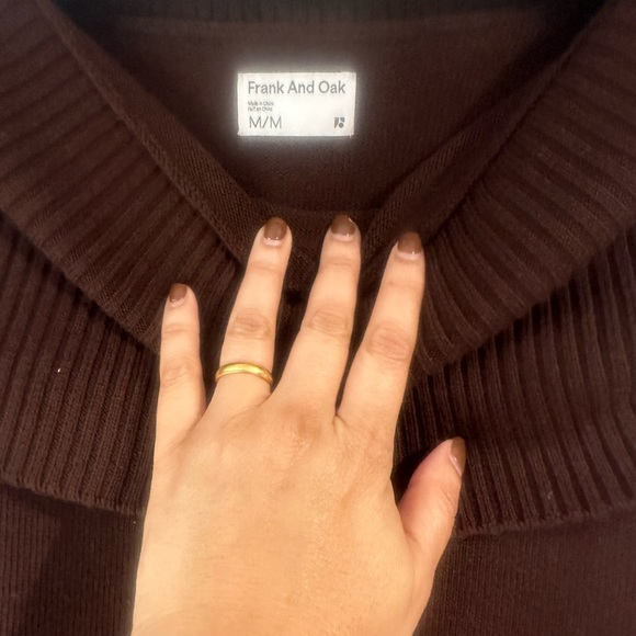 Merlot red sweater dress - Picture 2 of 2